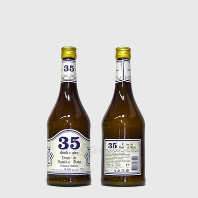 Licor 35 Creme De Pastel Nata Bebidas Espirituosas E Licores